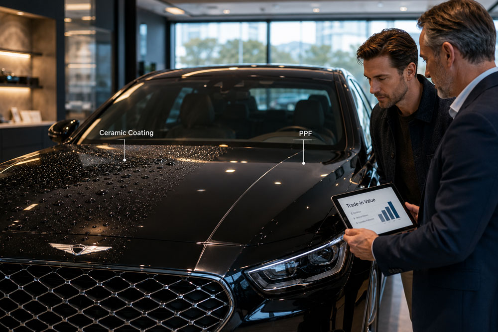 Does "Ceramic Coating" or "PPF" Actually Increase the Trade-In Value of a Luxury Car?